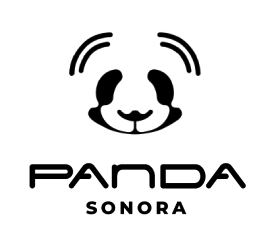 logotipo de panda sonora